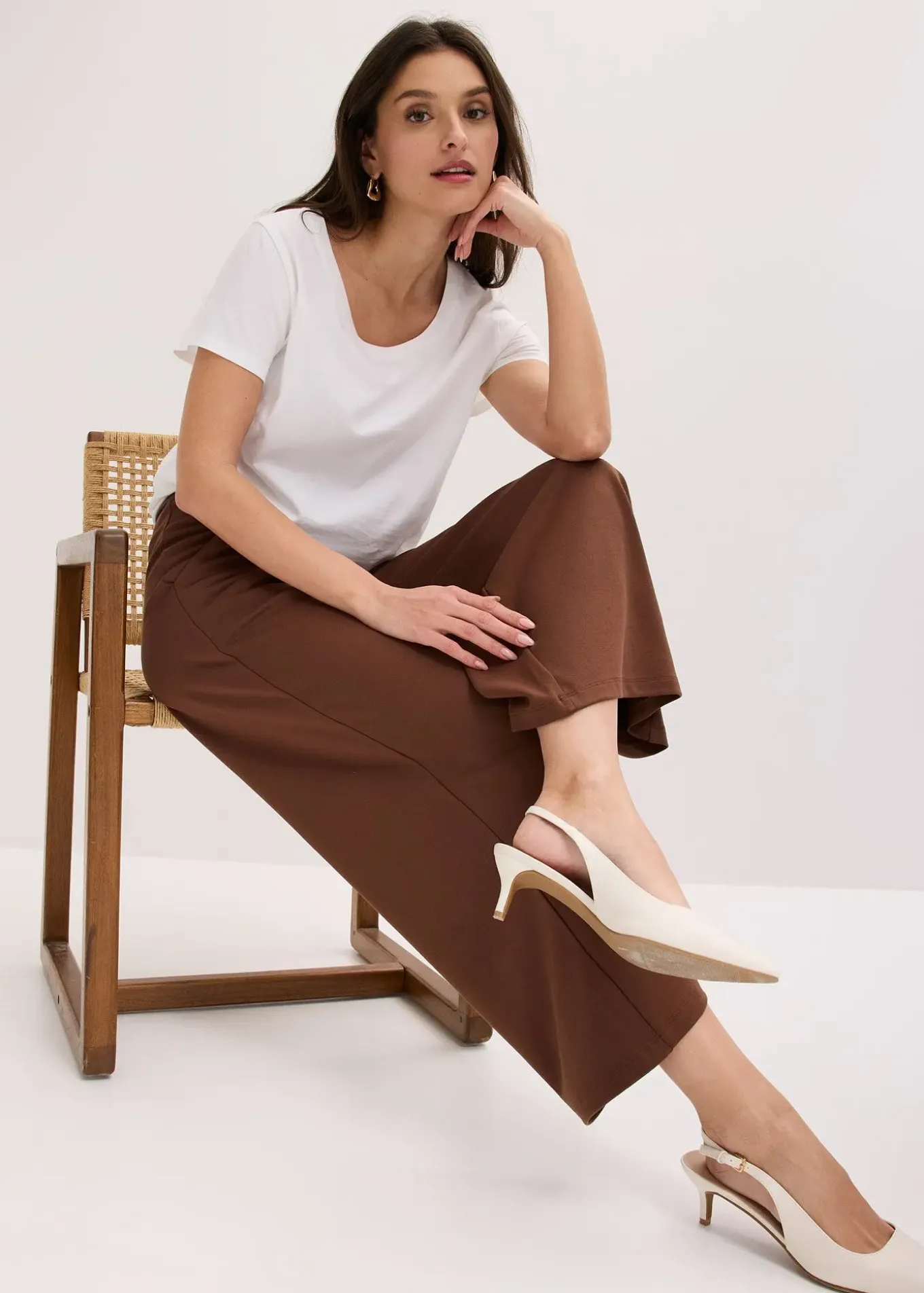 Jupe-culotte en viscose majoritaire