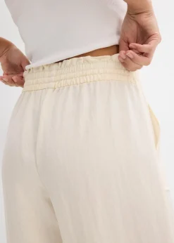 Jupe-culotte fluide en Lyocell mélangé