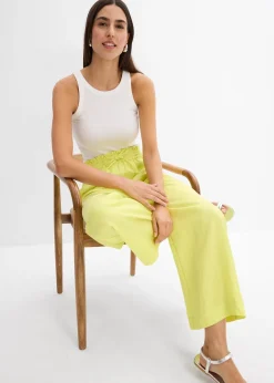 Jupe-culotte fluide en Lyocell mélangé