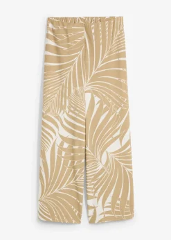 Jupe-culotte fluide en viscose mélangée