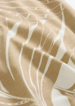 Jupe-culotte fluide en viscose mélangée