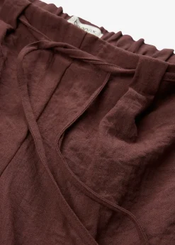 Jupe-culotte fluide en viscose mélangée
