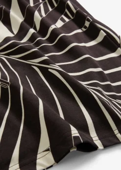 Jupe-culotte fluide en viscose mélangée