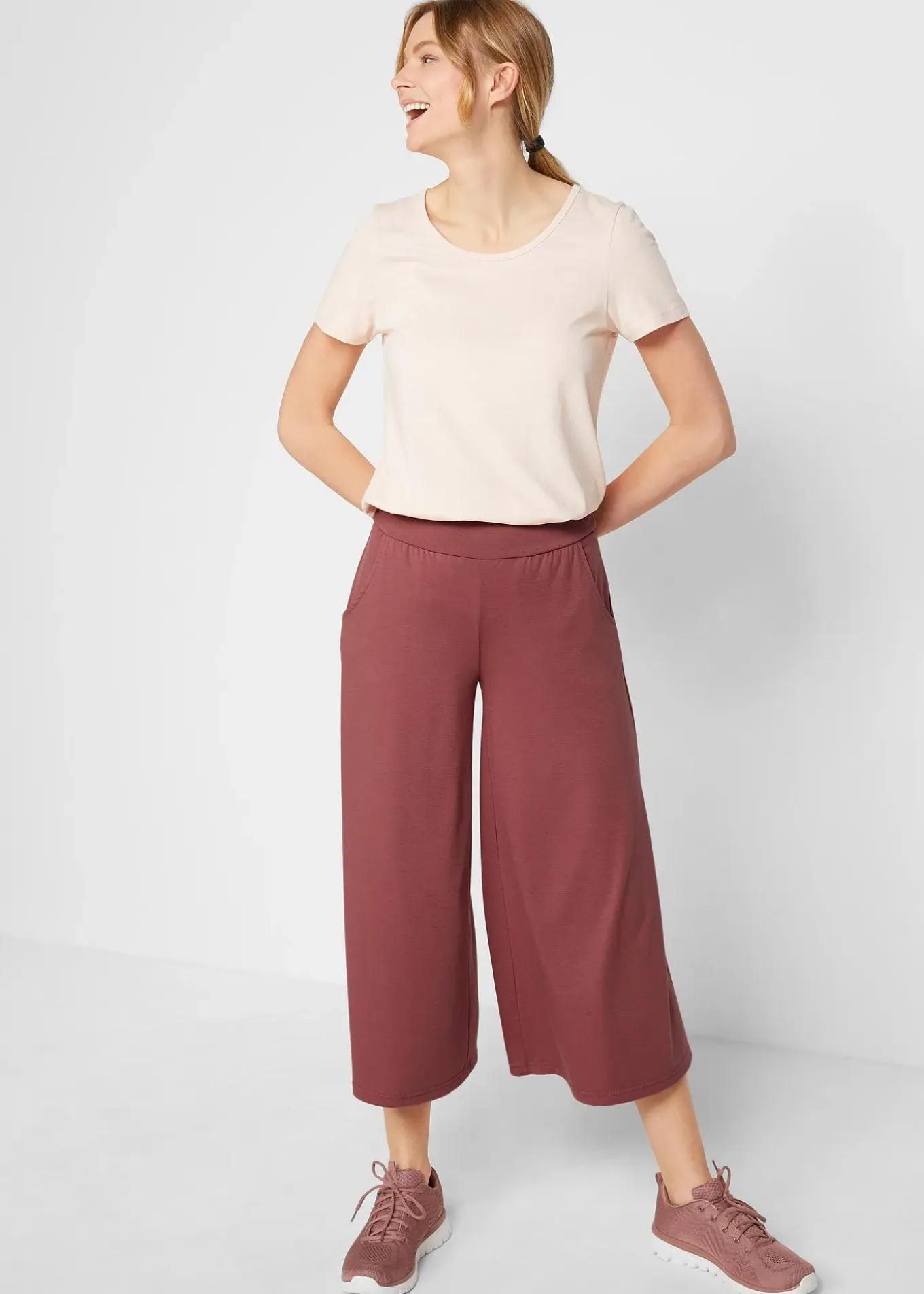 Jupe-culotte fluide et ample