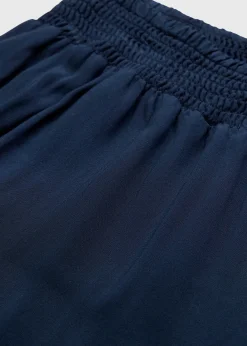 Jupe-culotte longueur mollet en viscose