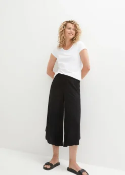 Jupe-culotte longueur mollet en viscose