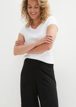 Jupe-culotte longueur mollet en viscose