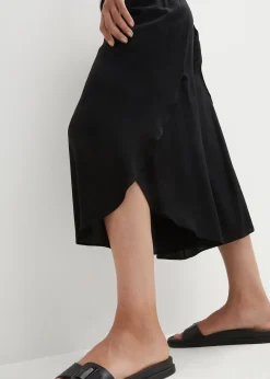 Jupe-culotte longueur mollet en viscose