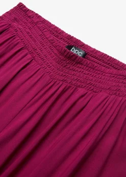 Jupe-culotte longueur mollet en viscose