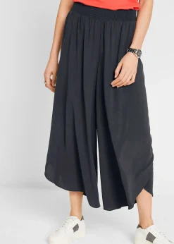 Jupe-culotte longueur mollet en viscose
