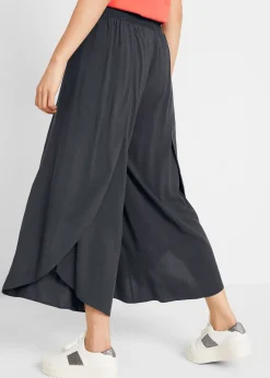 Jupe-culotte longueur mollet en viscose
