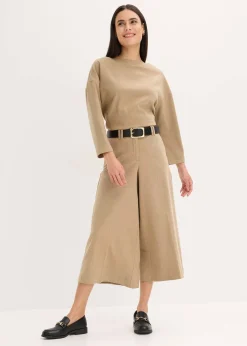 Jupe-culotte motif chevrons