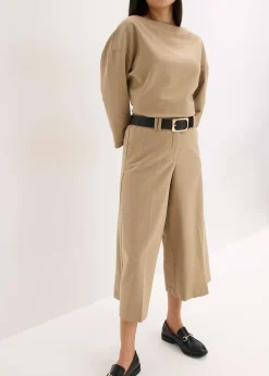 Jupe-culotte motif chevrons