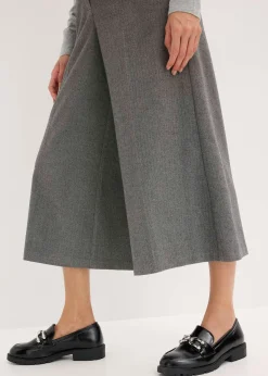 Jupe-culotte motif chevrons