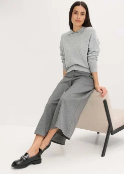 Jupe-culotte motif chevrons