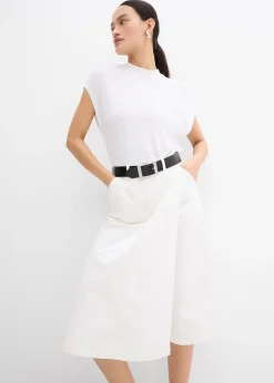 Jupe-short en coton extensible