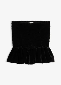 Jupe-short en velours doux