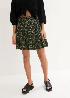 Jupe-short en viscose douce