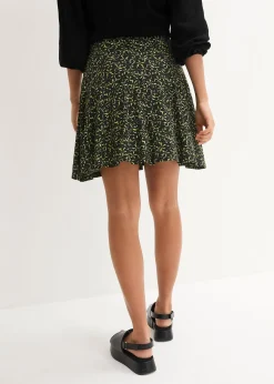 Jupe-short en viscose douce