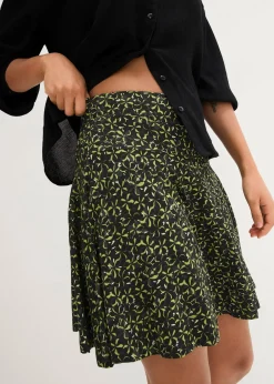 Jupe-short en viscose douce