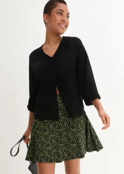 Jupe-short en viscose douce