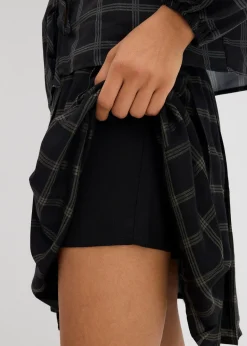 Jupe-short en viscose fluide