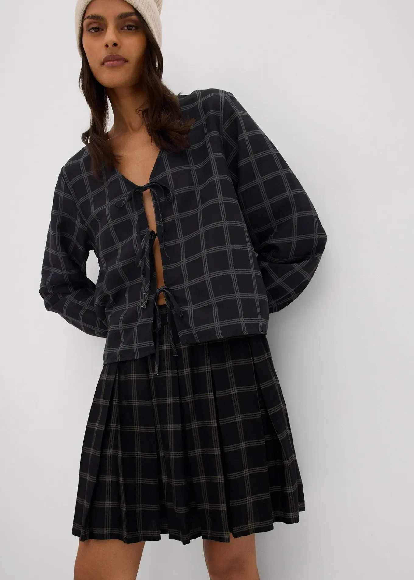 Jupe-short en viscose fluide