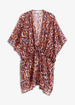 Kimono de plage avec détail à nouer