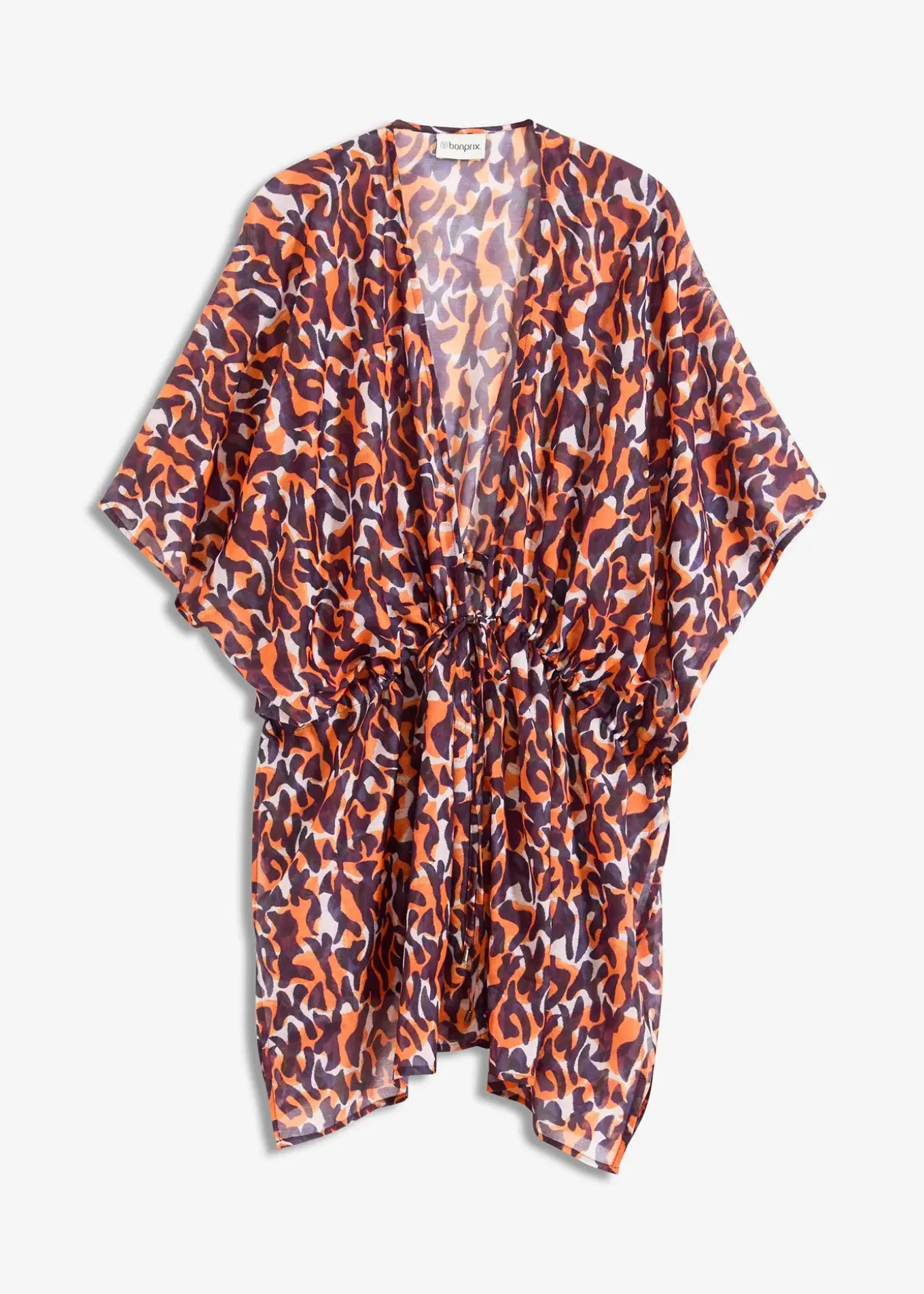 Kimono de plage avec détail à nouer