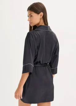 Kimono en satin brillant