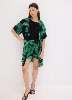 Kimono en viscose fluide