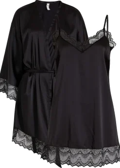 Kimono et nuisette (ens. 2 pces)