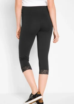 Legging 3/4 avec dentelle