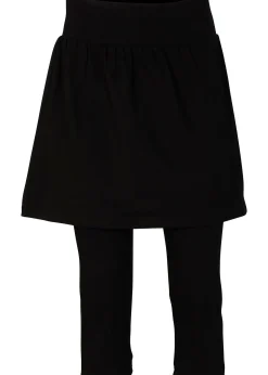Legging 3/4 avec jupe en coton extensible