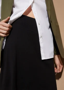 Legging 3/4 avec jupe en coton extensible