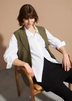 Legging 3/4 avec jupe en coton extensible