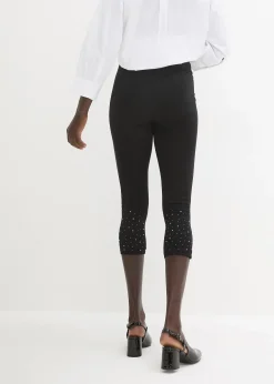 Legging 3/4 en coton extensible