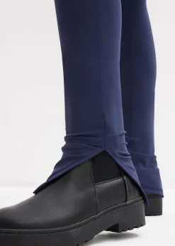 Legging avec fermeture zippée dans la couture