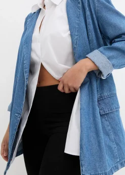 Legging avec large empiècement confortable à la taille et détail fronce