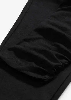 Legging avec large empiècement confortable à la taille et détail fronce