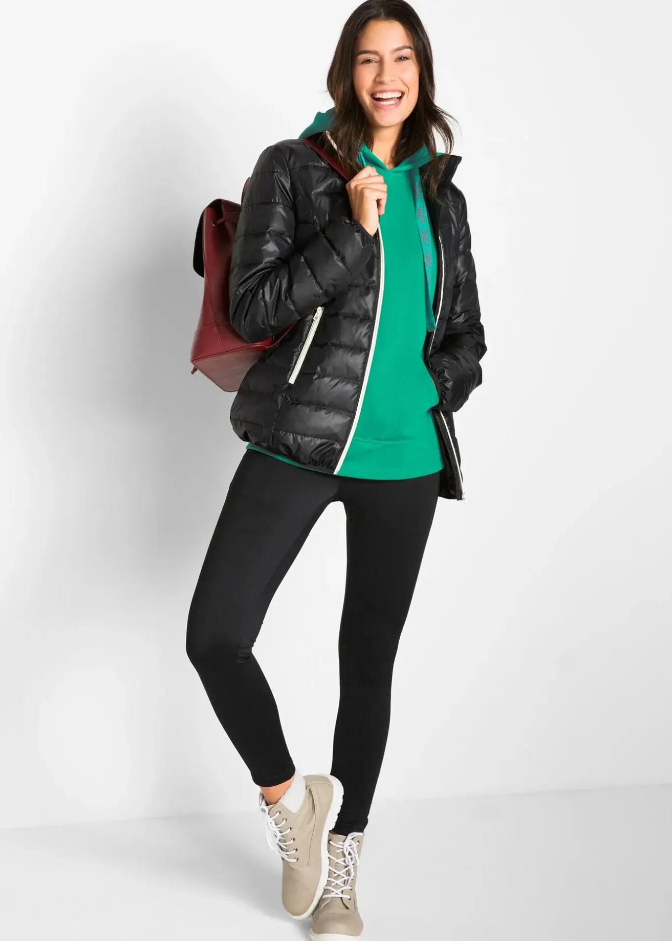 Legging chaud à taille élastiquée