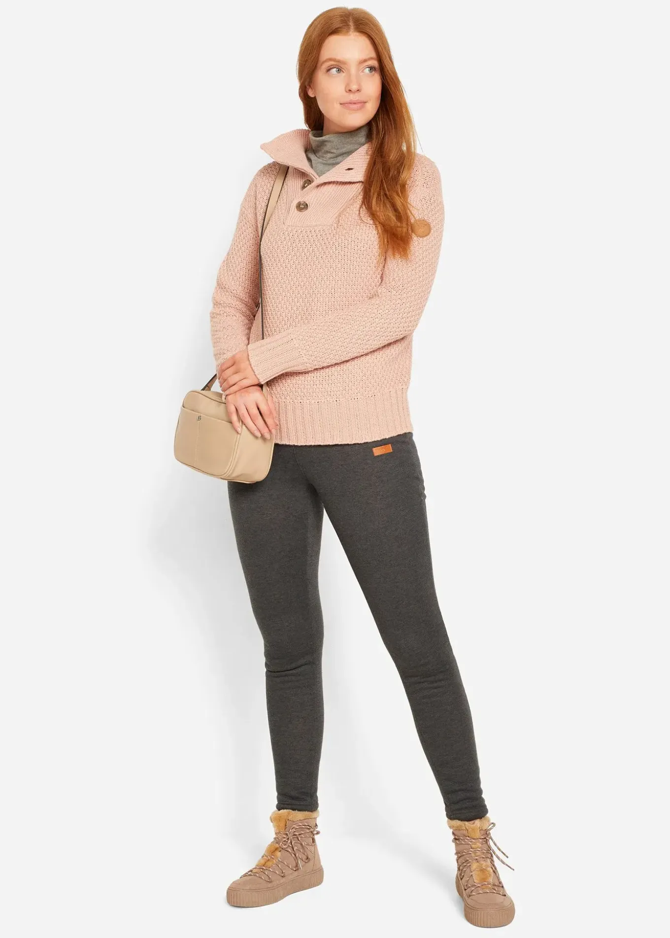 Legging chaud avec doublure peluche