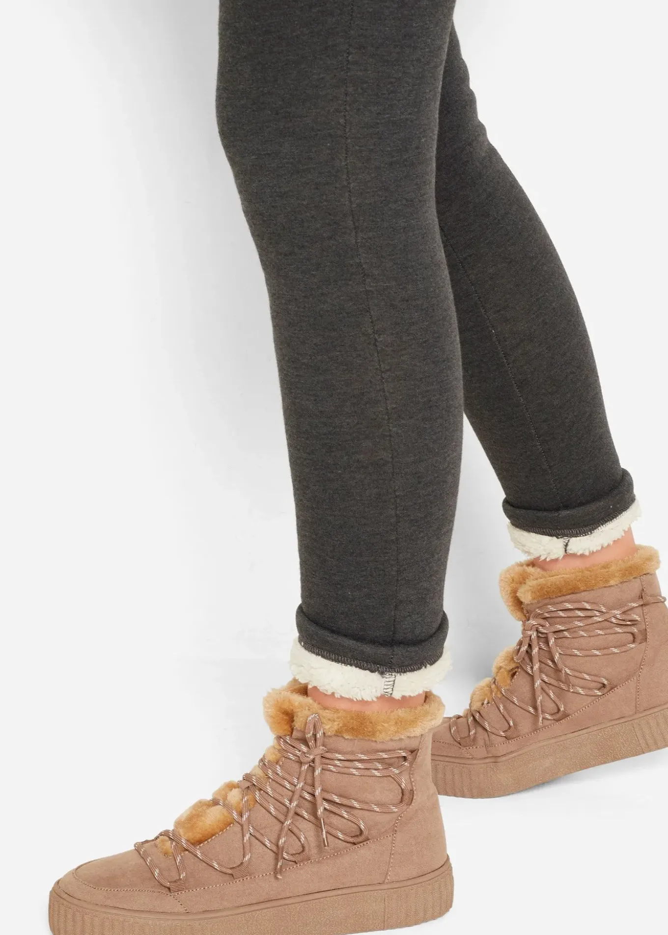 Legging chaud avec doublure peluche