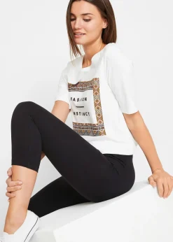 Legging corsaire à taille extensible