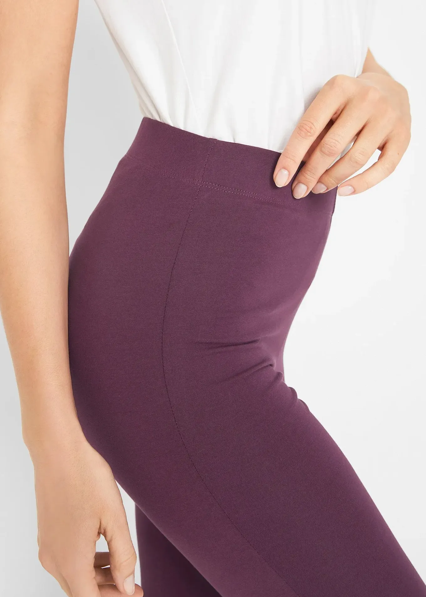 Legging corsaire à taille extensible
