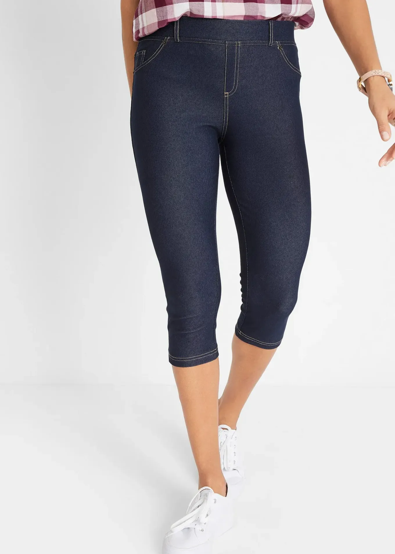 Legging corsaire imitation jean