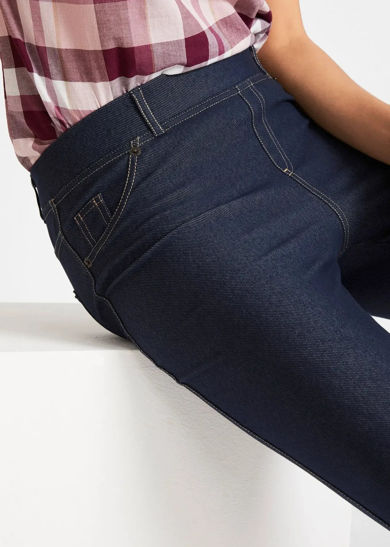 Legging corsaire imitation jean