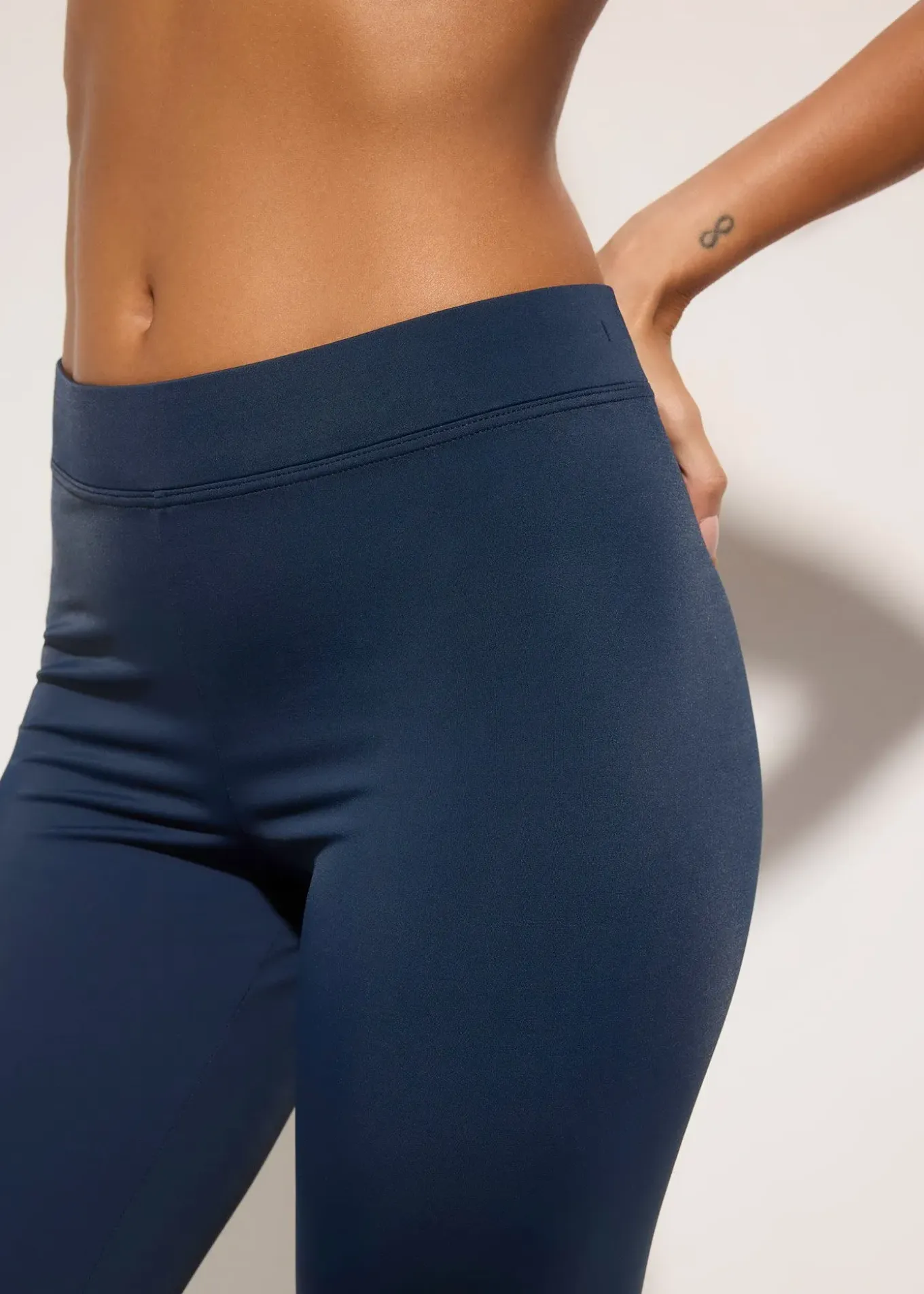 Legging de bain à taille élastiquée