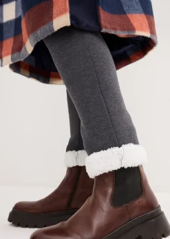 Legging de grossesse avec doublure peluche, Slim Fit