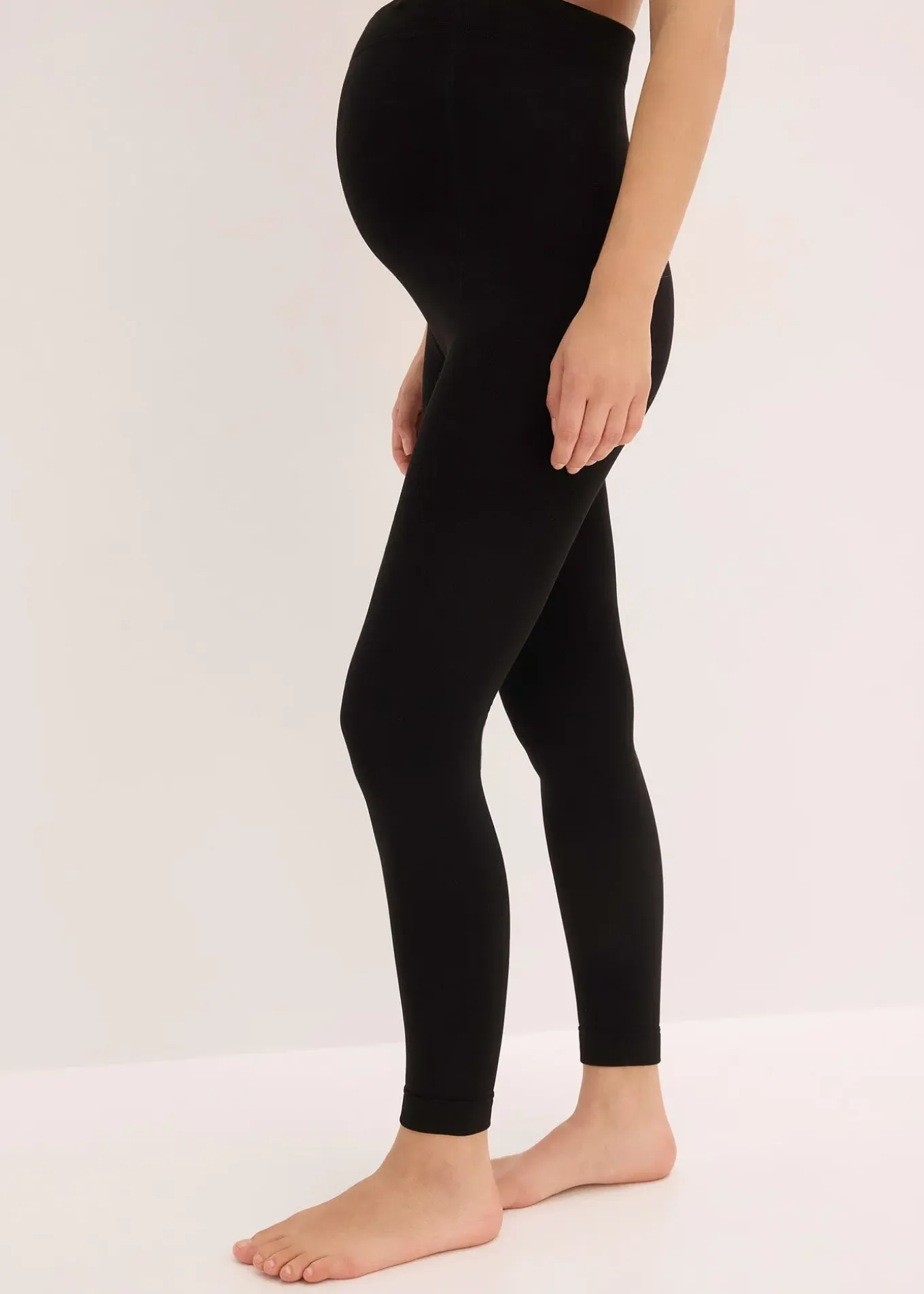 Legging de grossesse en polaire thermique 140den